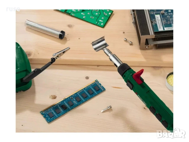 НОВИ! Газов поялник 3в1 Parkide поялник, горелка, пистолет за горещ въздух  , снимка 12 - Поялници и запояване - 54124627