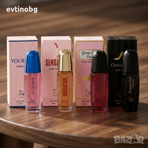 Луксозен комплект от 4 дамски парфюма по 30 мл – Перфектният подарък за нея, снимка 3 - Дамски парфюми - 53921904