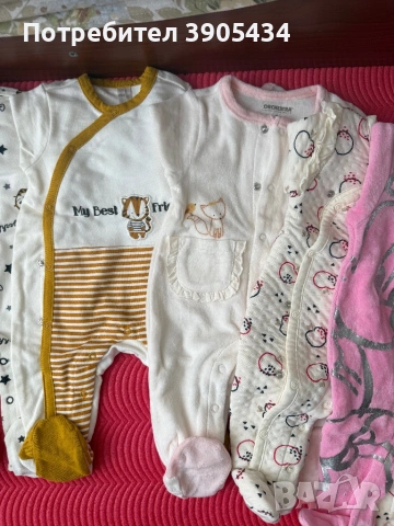 3-6 мес. Ромпър с дълго ръкавче 9бр./28€, снимка 3 - Комплекти за бебе - 54287894