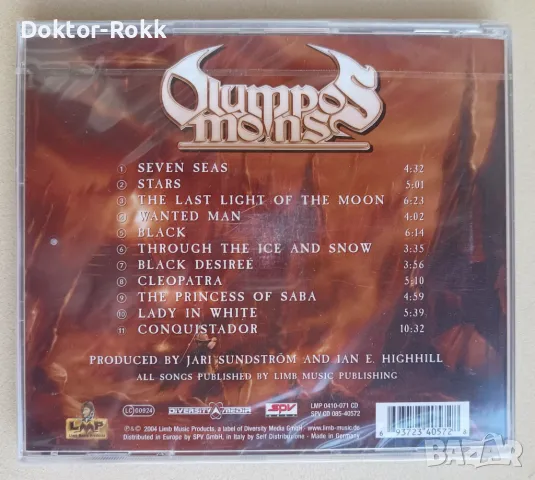 Olympos Mons – Conquistador (2004, CD), снимка 2 - CD дискове - 46958775