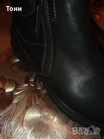 SALAMANDER Оригинал Нови Мъжки Боти Изцяло от Естествена Кожа 43, снимка 10 - Мъжки боти - 53612331