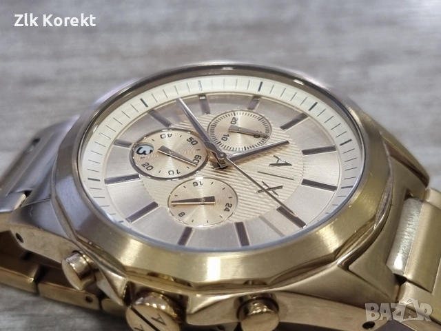 Мъжки часовник в златисто ARMANI EXCHANGE, снимка 9 - Мъжки - 54193074