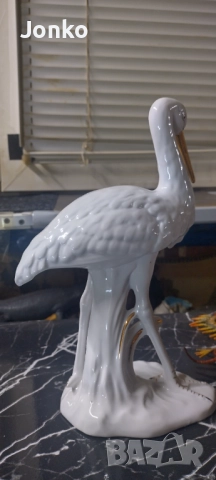 Статуетка щъркел Fena Porzellan, снимка 10 - Антикварни и старинни предмети - 52149813