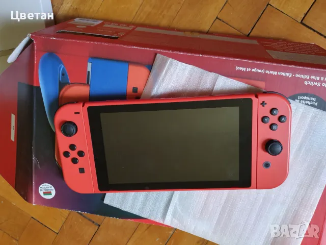 Nintendo Switch Mario Red Blue Special Edition, снимка 6 - Nintendo конзоли - 48543583