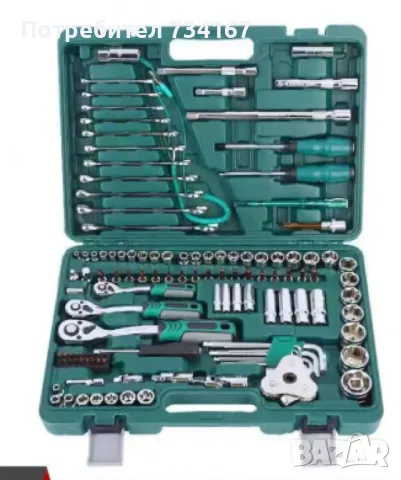 Комплект инструменти за ремонт на автомобил, 121 части, снимка 4 - Аксесоари и консумативи - 49656503