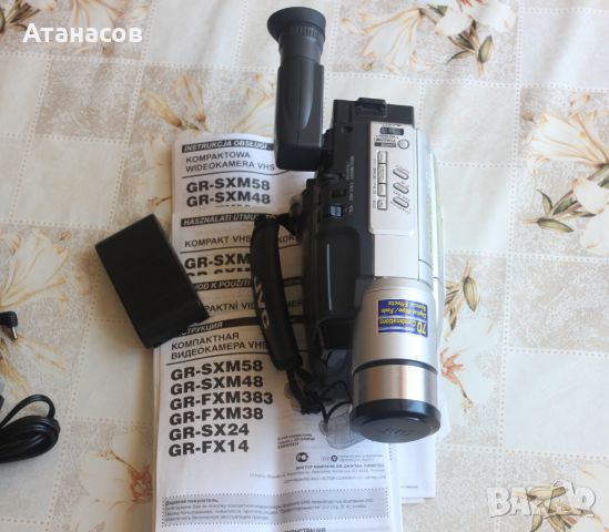 Видеокамера JVC GR-FXM38 VHS C Pal Camcorder , снимка 6 - Камери - 46343740