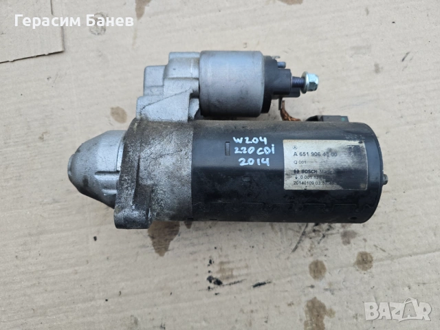 A6519064300 СТАРТЕР OEM MERCEDES W204 OM651 2014