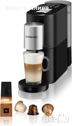Кафемашина с капсули Неспресо Krups Nespresso Atelier с пенообразувател за мляко, снимка 1 - Кафемашини - 45837366