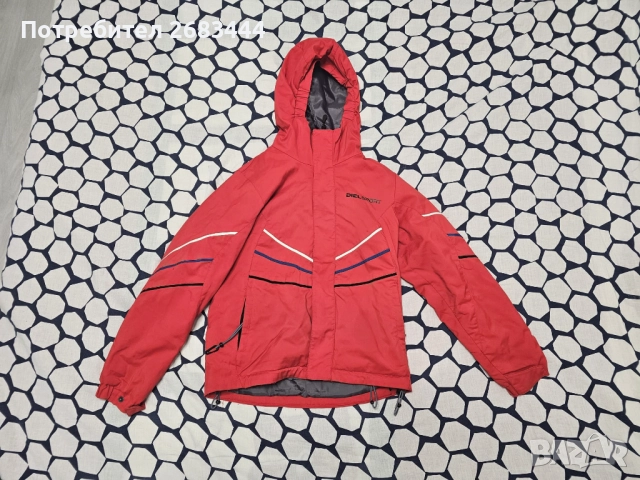 Детско зимно ски яке Diel 134-140 см / червено