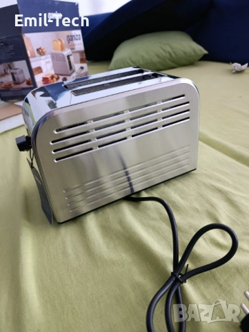Инокс тостер Ganiza 925W с тъч дисплей + ПОДАРЪК, снимка 11 - Тостери - 54271868
