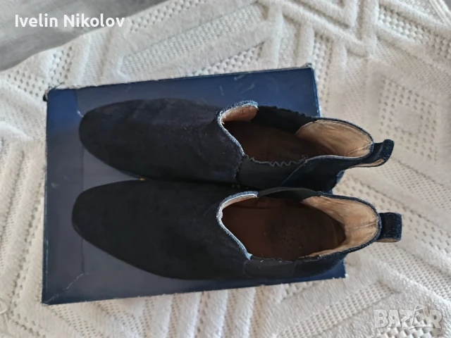 Велурени боти Ralf Lauren, снимка 2 - Спортно елегантни обувки - 50898095