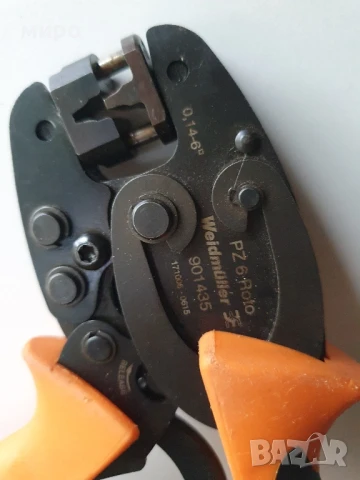 Кримп клещи Weidmuller PZ 6 Roto 0,14-6, снимка 2 - Клещи - 50832395
