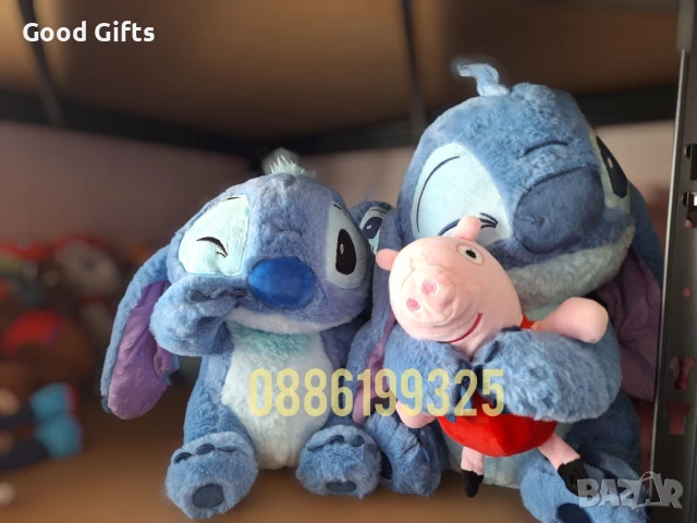 Плюшена играчка Стич и Приятели, Плюшен Стич, от 35 до 65см, снимка 11 - Плюшени играчки - 51064393