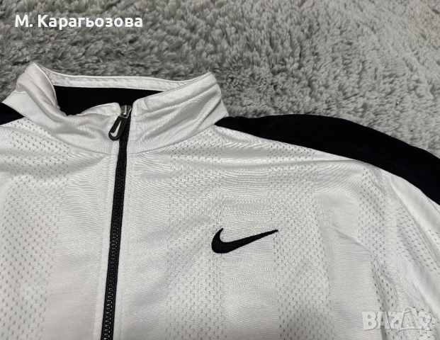 Мъжко винтидж Nike full-zip track jacket, Размер XXL, снимка 3 - Спортни дрехи, екипи - 53586640
