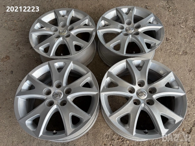 4 броя алуминиеви джанти за Toyota Corolla,Corolla Verso,Verso,Auris 16, снимка 7 - Гуми и джанти - 54244287
