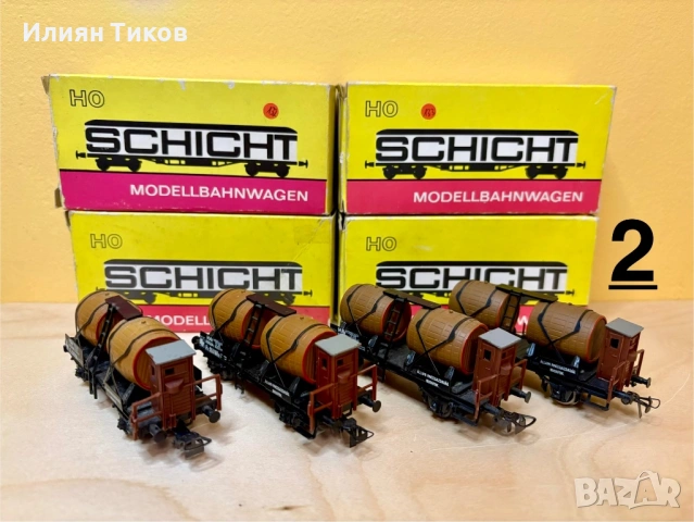 Товарни вагони PIKO, Schicht, Fleischmann, Roco влак, влакче