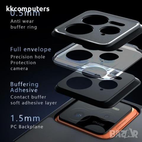 Realme GT 7 Pro 5G Удароустойчив PC + TPU Калъф и Протектор, снимка 3 - Калъфи, кейсове - 50847109