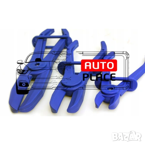 Комплект клещи за притискане на маркучи 3 части Mar-Pol, снимка 5 - Клещи - 53955511