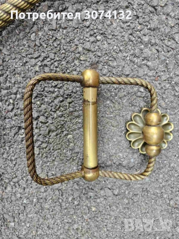 Масивен месингов сет за баня в перфектно състояние, снимка 5 - Други - 52902857