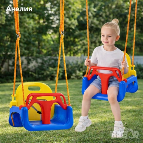 Детска люлка с облегалка 3 в 1 - максимална безопасност и комфорт, снимка 4 - Други - 53739185