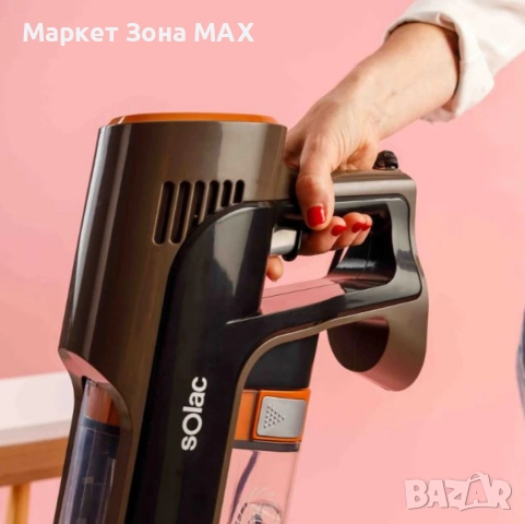 Прахосмукачка Solac Turbobat 600 – 600W, 12.000 Pa, циклонна технология, 0.8L, снимка 3 - Прахосмукачки - 52971999