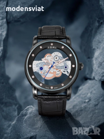 Мъжки луксозен часовник TOMI, снимка 3 - Мъжки - 51894263