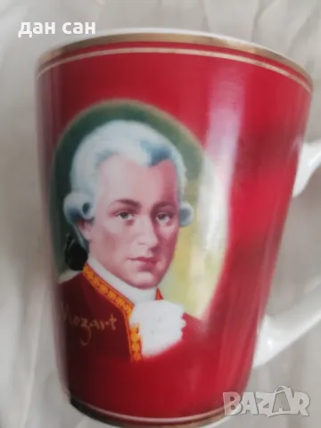 музика Моцарт 1990 W.A.MOZART Чаша Кафе Mirabell АВСТРИЯ Salzburg , снимка 6 - Други - 48378055