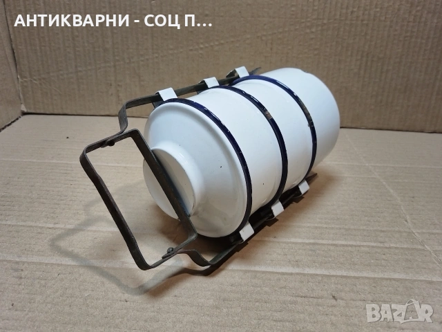 Стара Соц Българска Емайлирана Садинка / 1966 г. / НОМЕР 1625.