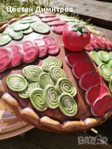 керамична цветна купа за приготвяне, ръчна изработка , снимка 10 - Прибори за хранене, готвене и сервиране - 54083949