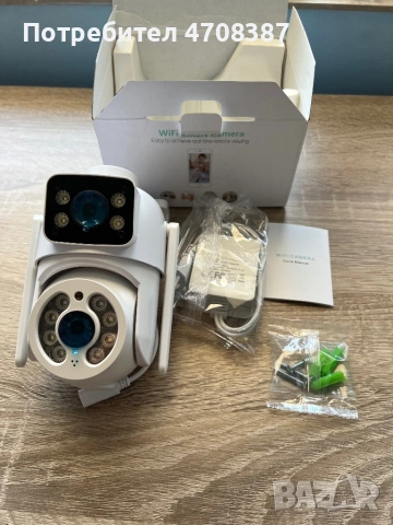 Wi-Fi камера за видеонаблюдение, снимка 2 - HD камери - 54280811