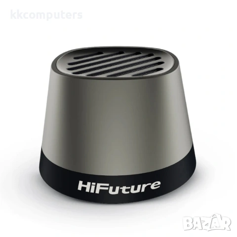 HiFuture Mega S - Bluetooth тонколона с MagSafe, безжично зареждане и TWS - Silver Grey