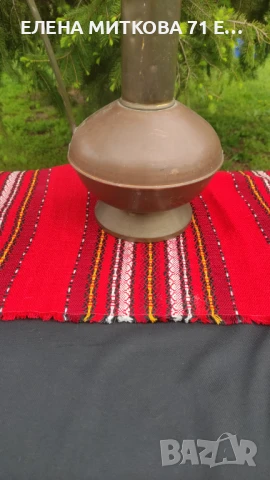 Голяма стара ваза /кана от мед и месинг, снимка 4 - Други ценни предмети - 50869207