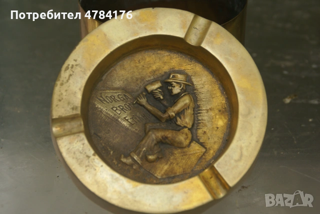 продавам  старинен бронзов пепелник края на 19 век