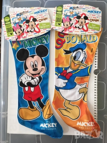 Коледни чорапчета с играчки на Kinder и Zaini от Италия. Iron Man, Mickey Mouse, Donald Duck, Marvel, снимка 3 - Други - 52635919