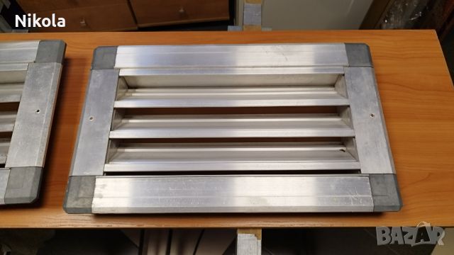 Алуминиев дифузьор / дифузер - решетка за въздуховод 2бр, снимка 2 - Строителни материали - 46142731