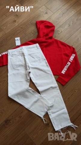 ZARA дамски дънки и суитчър , снимка 8 - Дънки - 53034756