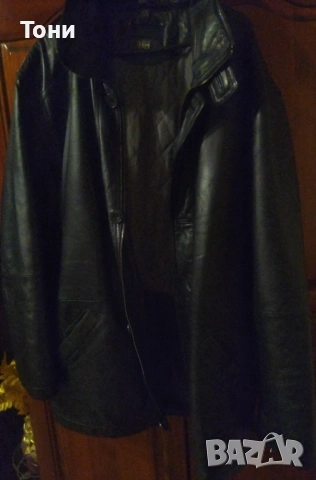 TCM Ново Мъжко Яке Изцяло от Натурална Естествена Кожа L