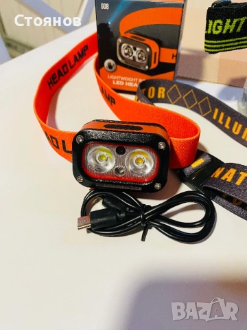 Челник за риболов, лампа за глава различни модели , снимка 13 - Къмпинг осветление - 53384523