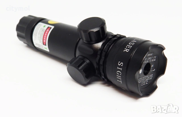  Лазерен Прицел DS-522 с акумулаторна батерия - Зелен, снимка 7 - Оборудване и аксесоари за оръжия - 53333492