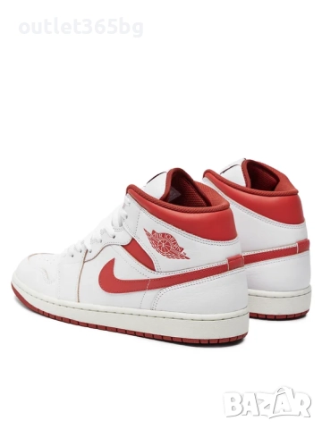 Nike - Air Jordan 1 Mid Se FJ3458 160 Бял №40.5 Оригинал Код 276, снимка 4 - Маратонки - 52090855