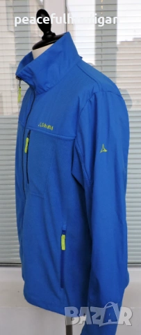 Schoffel мъжко синьо поларено яке за планина  с цип като ново, размер XL, снимка 7 - Якета - 53394369