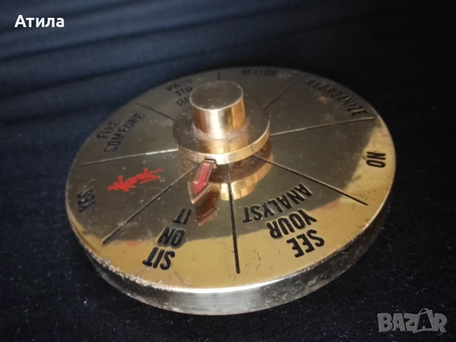 колело на късмета за вземане на решение, снимка 3 - Антикварни и старинни предмети - 52920452