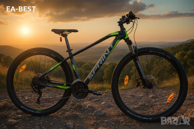 🚴‍♂️💨Велосипед APOLON 27.5 🖤💚, 440mm — Готов ли си за приключения? 🌍✨, снимка 1