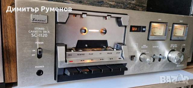 Касетен дек Sansui SC-1120, снимка 3 - Декове - 52946187