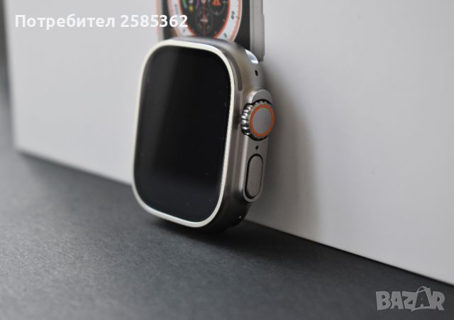 Apple Watch Ultra 49mm Titanium Green Alpine Loop L Гаранционен, снимка 2 - Смарт гривни - 45434688