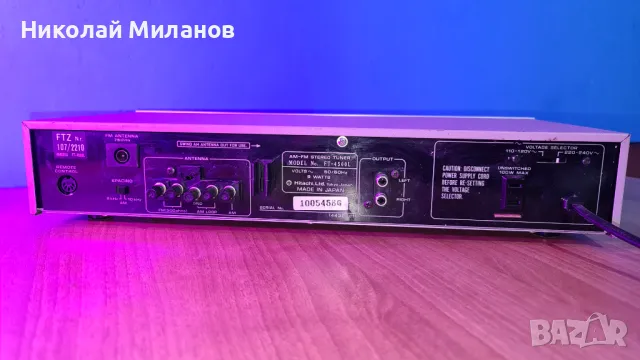 Hitachi FT-4500L AM/FM Tuner Тунер, снимка 4 - Радиокасетофони, транзистори - 47199361