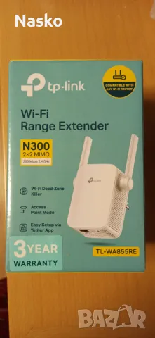 Усилвател за Wi-Fi TP-LINK WA855RE, снимка 1 - Рутери - 49230013