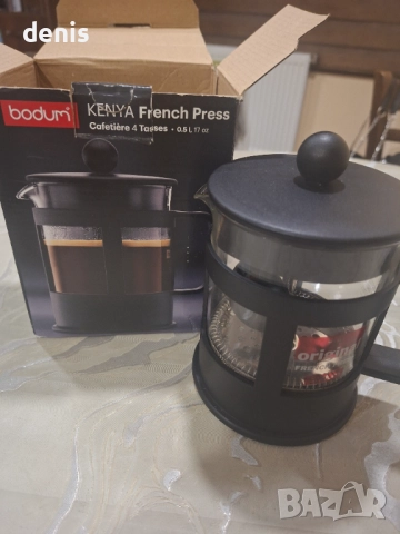 Оригинална френска преса за кафе Kenya, снимка 3 - Кафемашини - 52268308