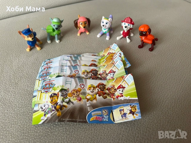 Kinder Surprise Paw Patrol играчки от шоколадови яйца 2024