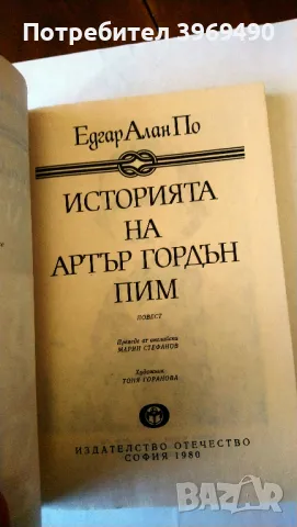 " Историята на Артър Гордън Пим "., снимка 3 - Художествена литература - 47332289